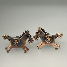 Load image into Gallery viewer, Horse cuff links