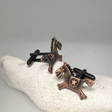 Load image into Gallery viewer, Horse cuff links