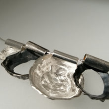 Load image into Gallery viewer, Multi limpet Cornish Coast sterling silver neck piece handmade by Sharon McSwiney