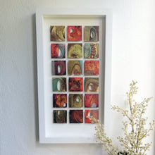 Load image into Gallery viewer, 18 Textured metalwork squares individually handmade by Sharon McSwiney