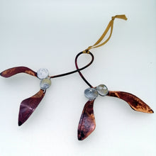 Load image into Gallery viewer, Mistletoe copper metalwork decoration