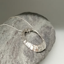 Load image into Gallery viewer, Mousehole limpet shell necklace in silver handmade by Sharon McSwiney