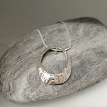 Load image into Gallery viewer, Mousehole limpet shell necklace in silver handmade by Sharon McSwiney