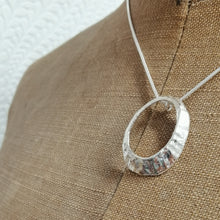 Load image into Gallery viewer, Mousehole limpet shell necklace in silver handmade by Sharon McSwiney