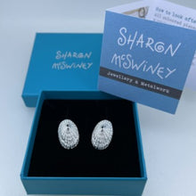 Load image into Gallery viewer, Porthmeor beach St Ives limpet earrings