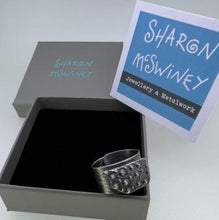 Load image into Gallery viewer, Porthmeor oxidised urchin fragment adjustable ring