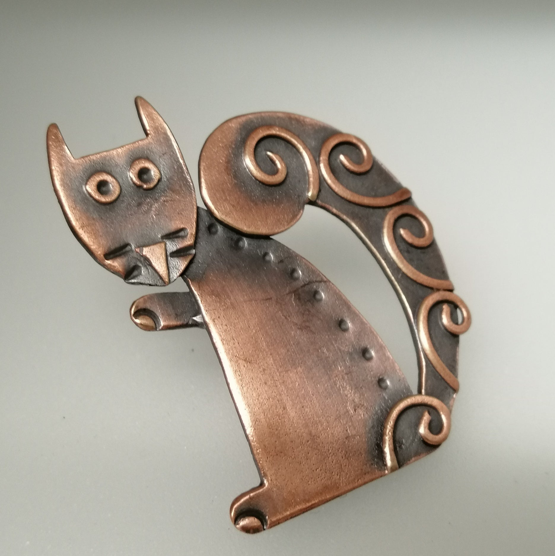 Copper brooch clearance