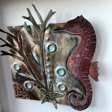 Load image into Gallery viewer, Copper seahorse picture