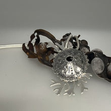 Load image into Gallery viewer, Sea urchin & seaweed pendant necklace