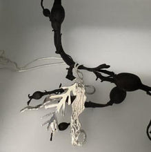Load image into Gallery viewer, Seaweed & limpet bunch pendant necklace