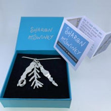 Load image into Gallery viewer, Seaweed & limpet bunch pendant necklace