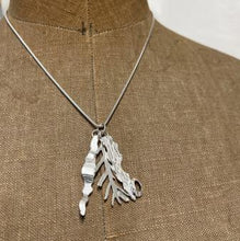 Load image into Gallery viewer, Seaweed &amp; limpet bunch pendant necklace
