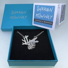 Load image into Gallery viewer, Seaweed reef pendant necklace