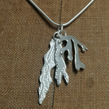 Load image into Gallery viewer, Seaweed bunch sterling silver necklace pendant by Sharon McSwiney St Ives
