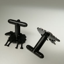 Load image into Gallery viewer, Sheep cuff links in a copper finish handmade by Sharon McSwiney