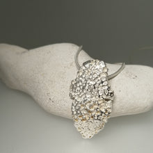 Load image into Gallery viewer, Beach find sterling silver handmade pendant by Sharon McSwiney