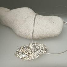 Load image into Gallery viewer, Beach find sterling silver handmade pendant by Sharon McSwiney
