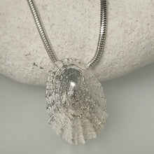 Load image into Gallery viewer, Porthminster beach sterling silver limpet shell necklace handmade by Sharon McSwiney