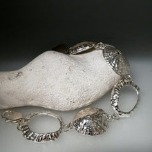 Load image into Gallery viewer, cornish coast silver bracelet handmade by Sharon McSwiney