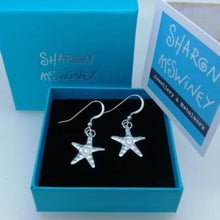 Load image into Gallery viewer, Starfish drop earrings