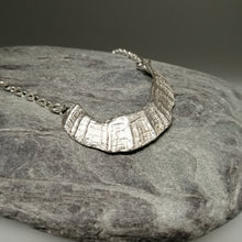 Load image into Gallery viewer, sterling silver limpet fragment necklace from St Ives handmade by Sharon McSwiney