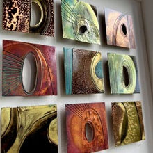 Load image into Gallery viewer, Texture & patina 22-15 metalwork picture