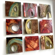 Load image into Gallery viewer, Texture & patina 22-16 metalwork picture