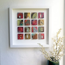 Load image into Gallery viewer, 16 Textured metalwork squares individually handmade by Sharon McSwiney