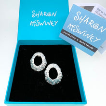Load image into Gallery viewer, Marazion no6 limpet stud earrings sterling silver
