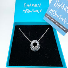 Load image into Gallery viewer, Mevagissey no 3 limpet necklace silver pendant
