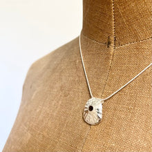 Load image into Gallery viewer, Mevagissey no 2 limpet necklace sterling silver pendant
