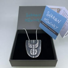 Load image into Gallery viewer, Orbit pendant oxidised silver
