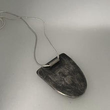 Load image into Gallery viewer, Orbit pendant oxidised silver
