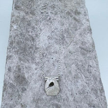 Load image into Gallery viewer, Small Sennen Cove limpet pendant silver necklace
