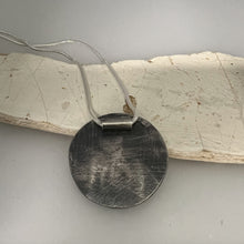 Load image into Gallery viewer, Structure pendant oxidised silver
