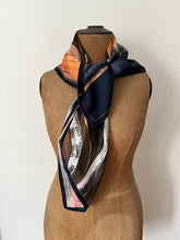 Load image into Gallery viewer, ‘Autumn sunset’ silk scarf
