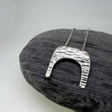 Load image into Gallery viewer, Cut out sterling silver pendant necklace
