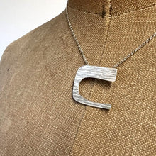 Load image into Gallery viewer, Granite sterling silver pendant necklace
