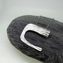 Load image into Gallery viewer, Granite sterling silver pendant necklace
