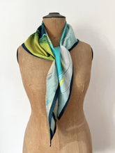 Load image into Gallery viewer, ‘Lichen glow’ silk scarf
