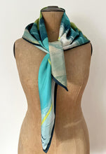 Load image into Gallery viewer, ‘Lichen glow’ silk scarf
