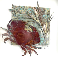 Load image into Gallery viewer, Copper crab metalwork picture
