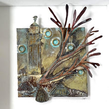 Load image into Gallery viewer, Godrevy Lighthouse metalwork picture
