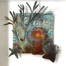 Load image into Gallery viewer, Sea Garden metalwork picture
