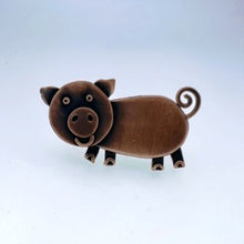 Load image into Gallery viewer, Piggy brooch
