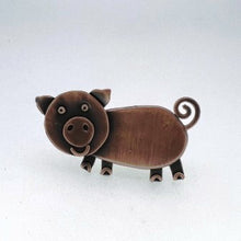 Load image into Gallery viewer, Piggy brooch
