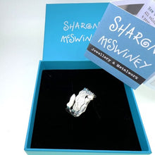 Load image into Gallery viewer, Seaweed sterling silver ring no4
