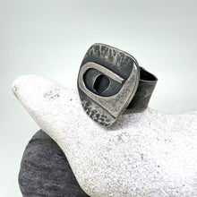 Load image into Gallery viewer, Void ring oxidised silver

