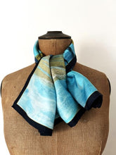 Load image into Gallery viewer, ‘Waves of colour’ silk scarf
