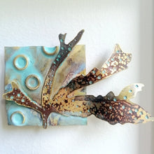 Load image into Gallery viewer, Handmade brass seaweed piece by Sharon McSwiney
